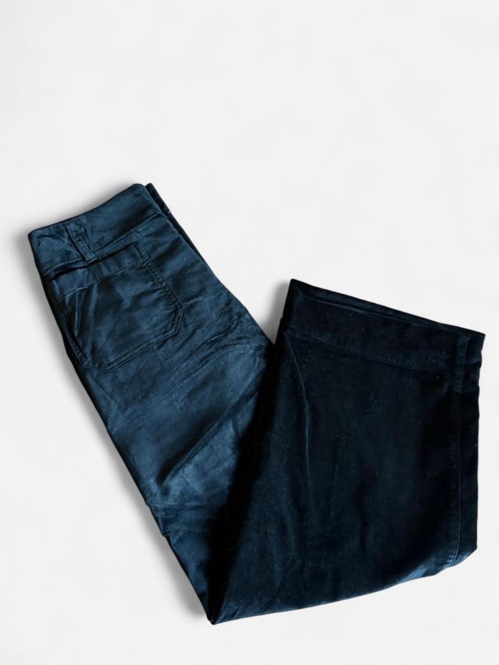 Anthropologie Maeve Colette Velvet Cropped Wide-Legged Pants